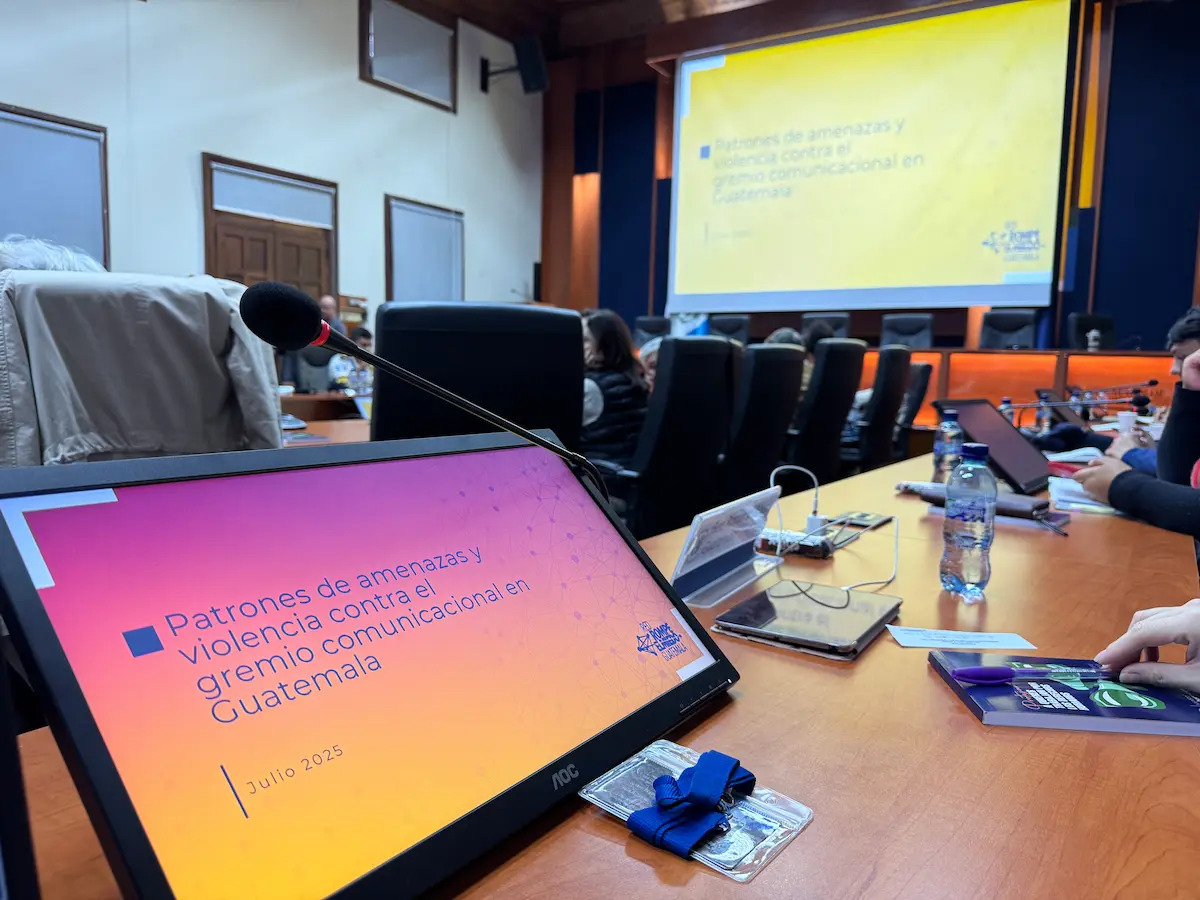 Informe de patrones de agresion y amenazas contra la prensa en Guatemala 2025